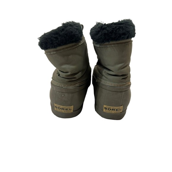 Women's Sorel Green Winter Insulated Waterproof Snow Boots Size Women 8‎ Youth 6 - Picture 5 of 10